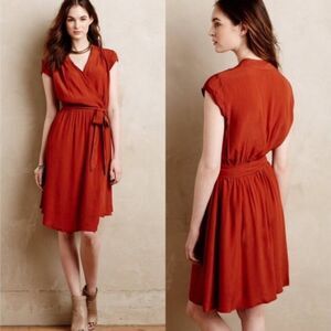 Anthropologie Maeve Noronha Wrap Dress